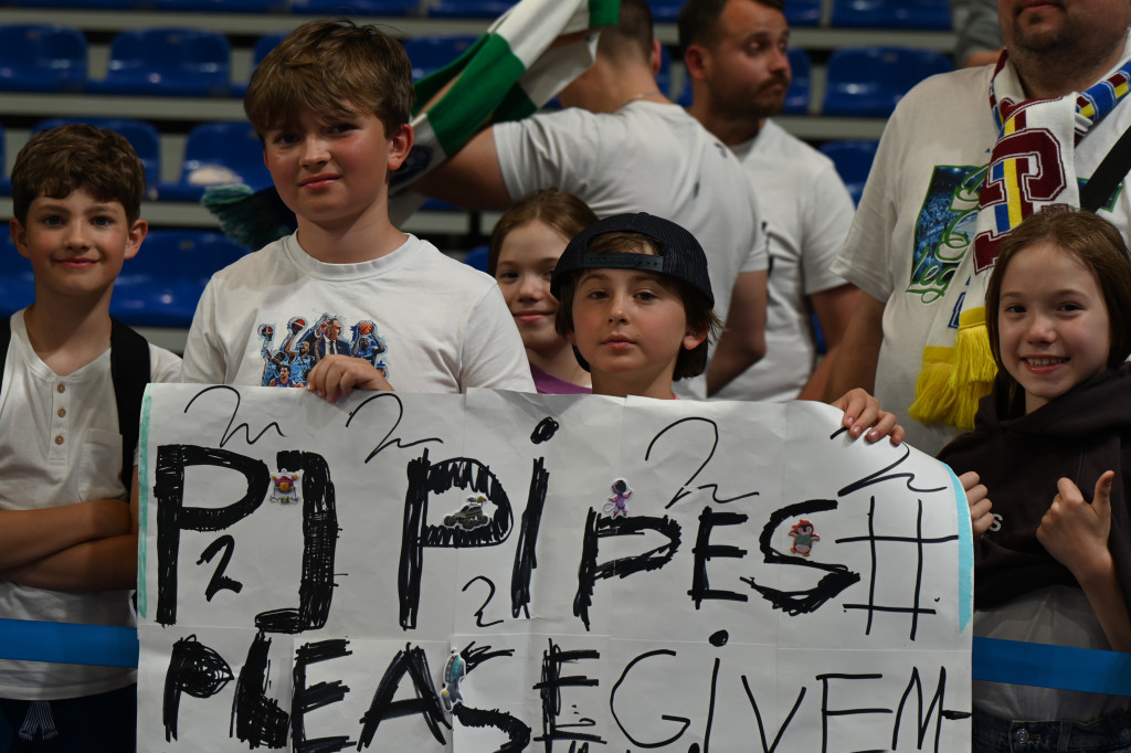 Kibice na rewanżowym meczu Anwil Włocławek vs. Trefl Sopot