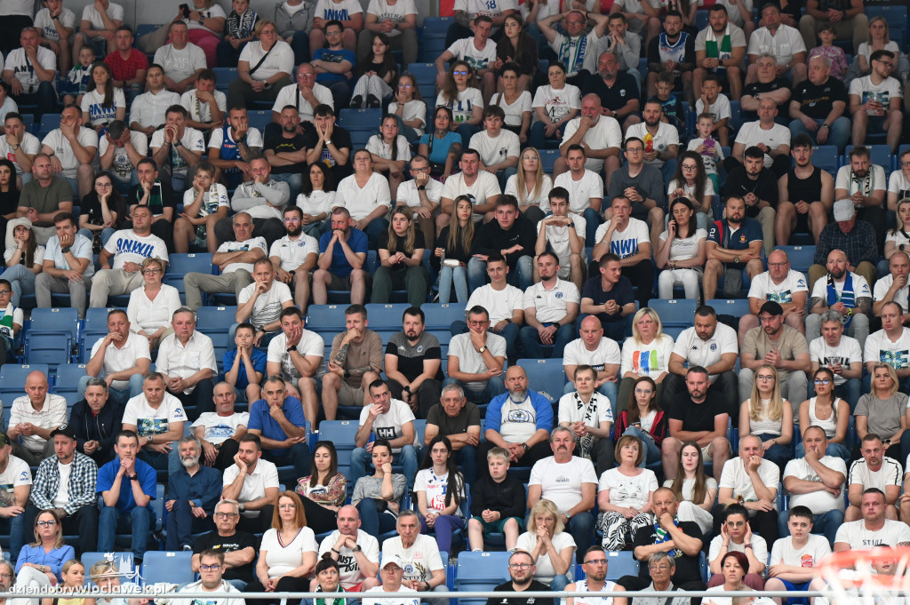Kibice na rewanżowym meczu Anwil Włocławek vs. Trefl Sopot