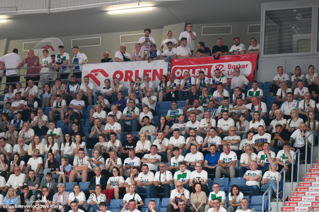 Kibice na rewanżowym meczu Anwil Włocławek vs. Trefl Sopot