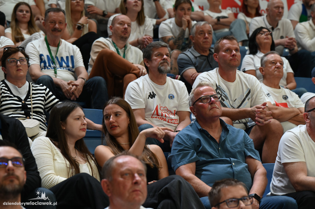 Kibice na rewanżowym meczu Anwil Włocławek vs. Trefl Sopot