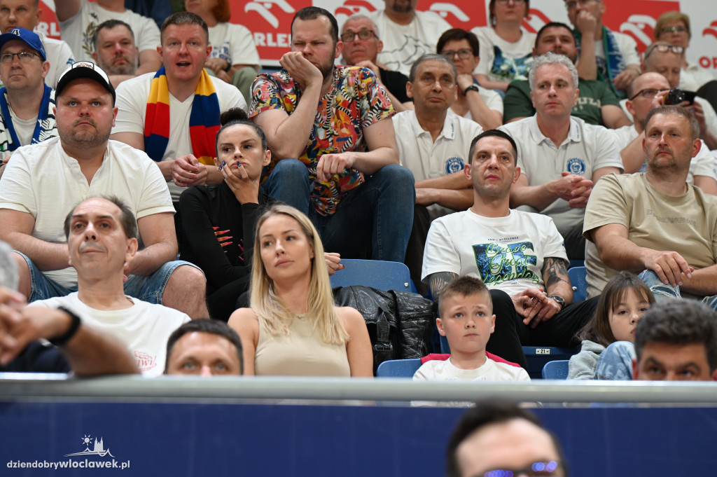 Kibice na rewanżowym meczu Anwil Włocławek vs. Trefl Sopot