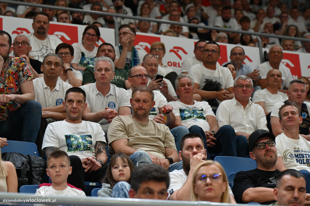 Kibice na rewanżowym meczu Anwil Włocławek vs. Trefl Sopot