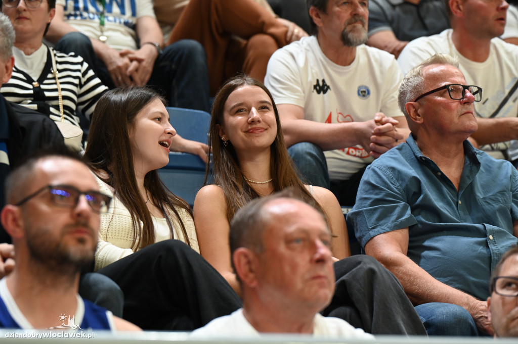 Kibice na rewanżowym meczu Anwil Włocławek vs. Trefl Sopot