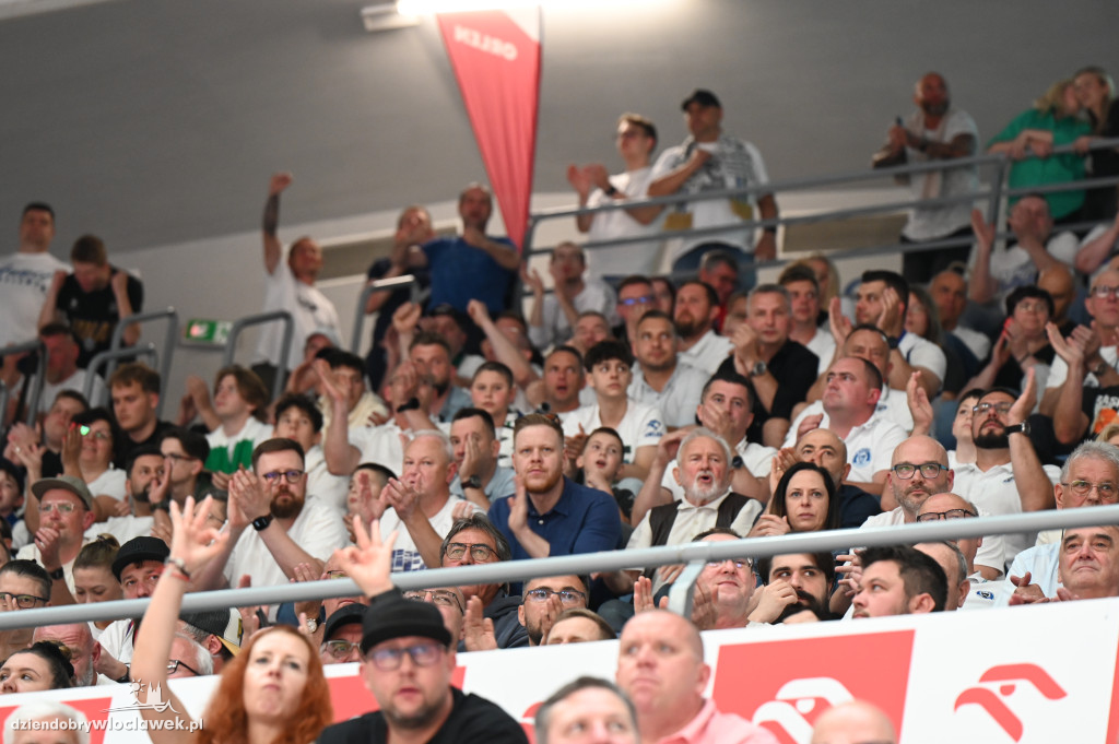 Kibice na rewanżowym meczu Anwil Włocławek vs. Trefl Sopot