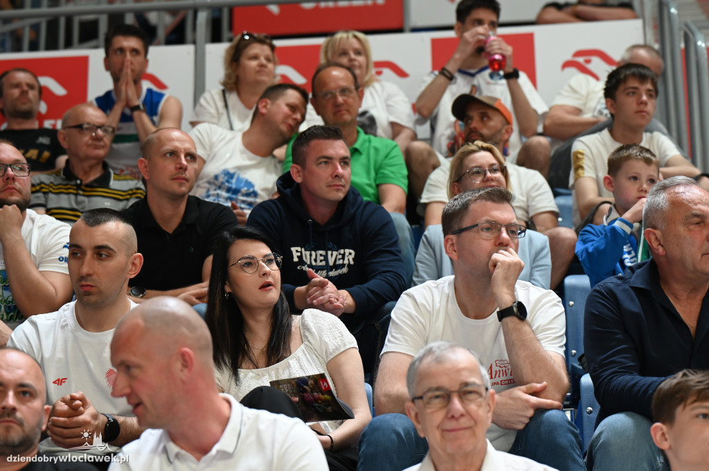 Kibice na rewanżowym meczu Anwil Włocławek vs. Trefl Sopot