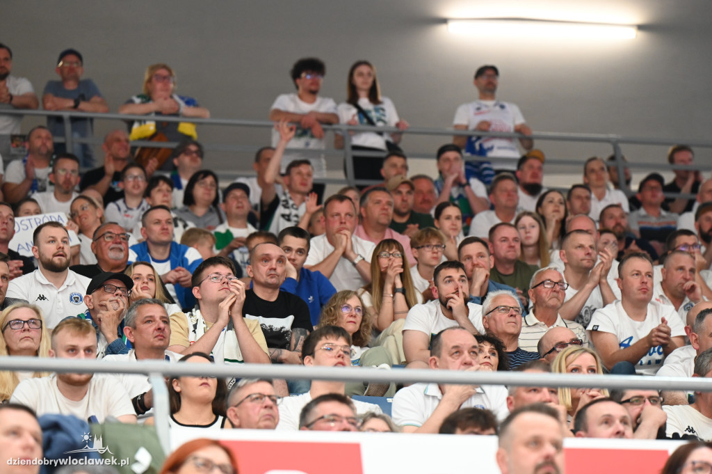 Kibice na rewanżowym meczu Anwil Włocławek vs. Trefl Sopot