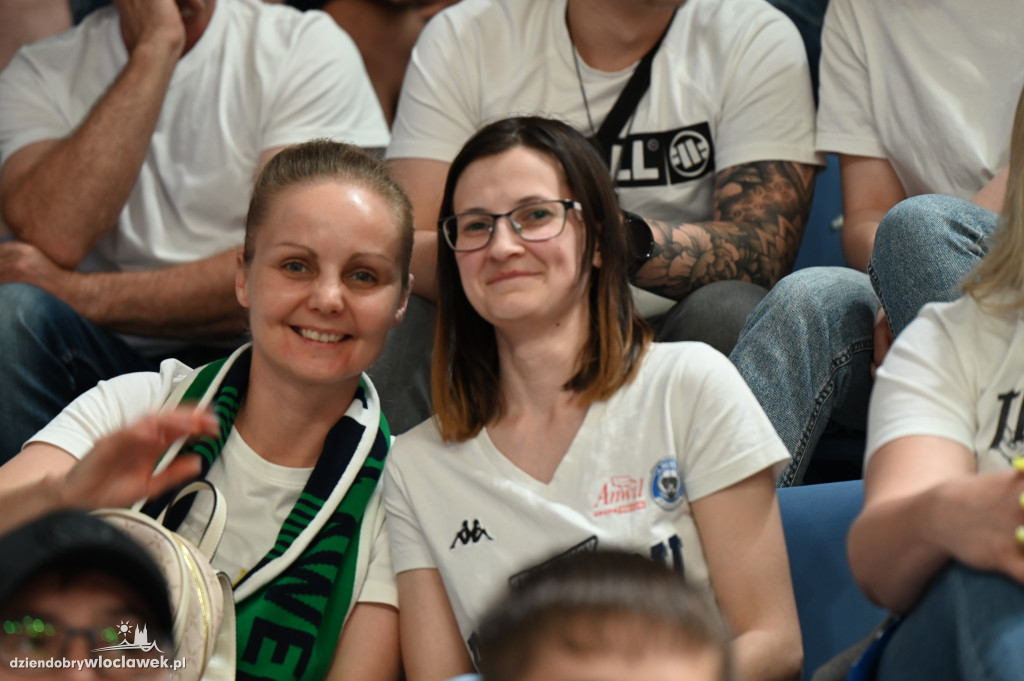 Kibice na rewanżowym meczu Anwil Włocławek vs. Trefl Sopot