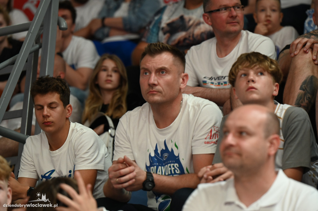 Kibice na rewanżowym meczu Anwil Włocławek vs. Trefl Sopot