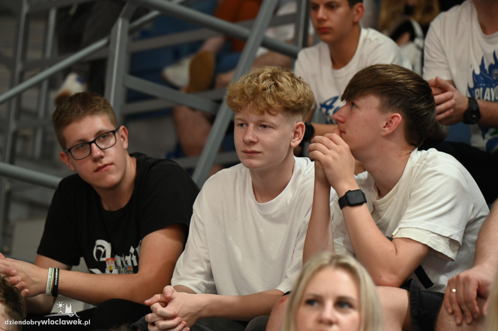 Kibice na rewanżowym meczu Anwil Włocławek vs. Trefl Sopot