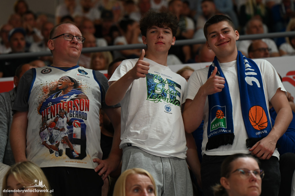Kibice na rewanżowym meczu Anwil Włocławek vs. Trefl Sopot