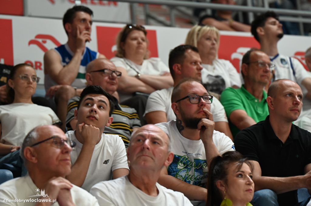 Kibice na rewanżowym meczu Anwil Włocławek vs. Trefl Sopot