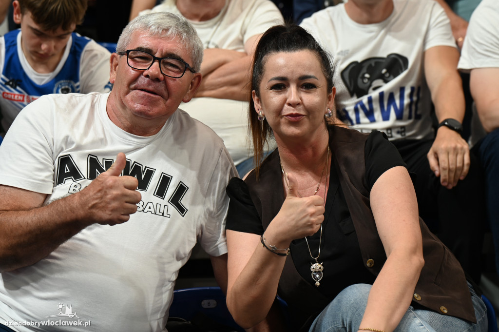 Kibice na rewanżowym meczu Anwil Włocławek vs. Trefl Sopot