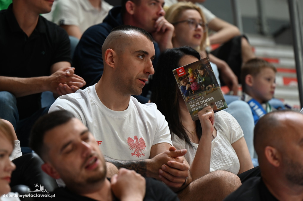 Kibice na rewanżowym meczu Anwil Włocławek vs. Trefl Sopot