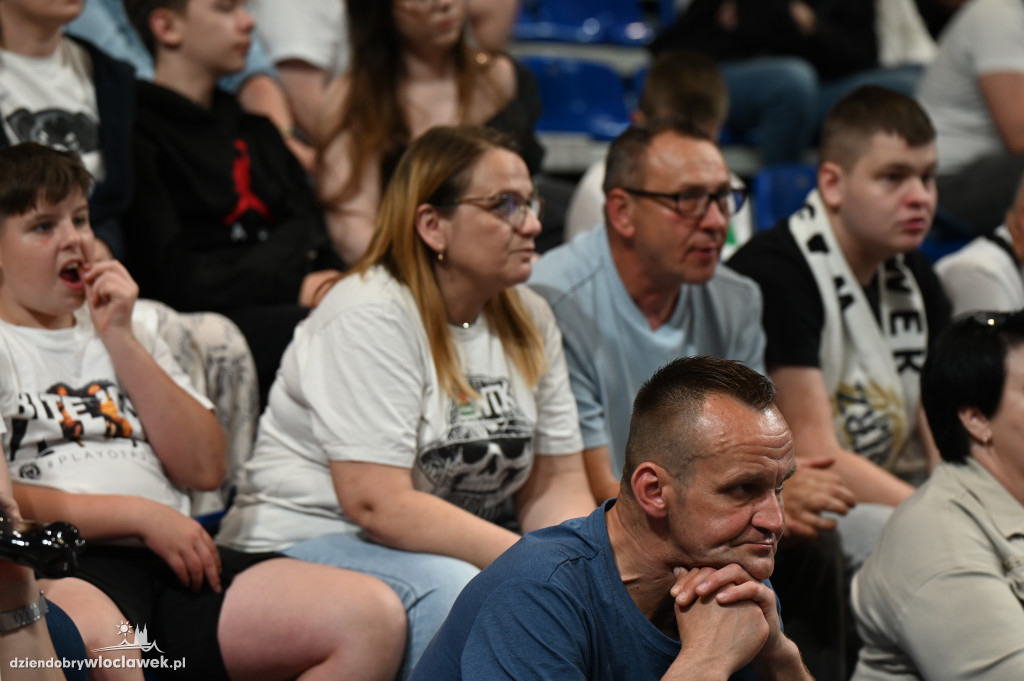 Kibice na rewanżowym meczu Anwil Włocławek vs. Trefl Sopot