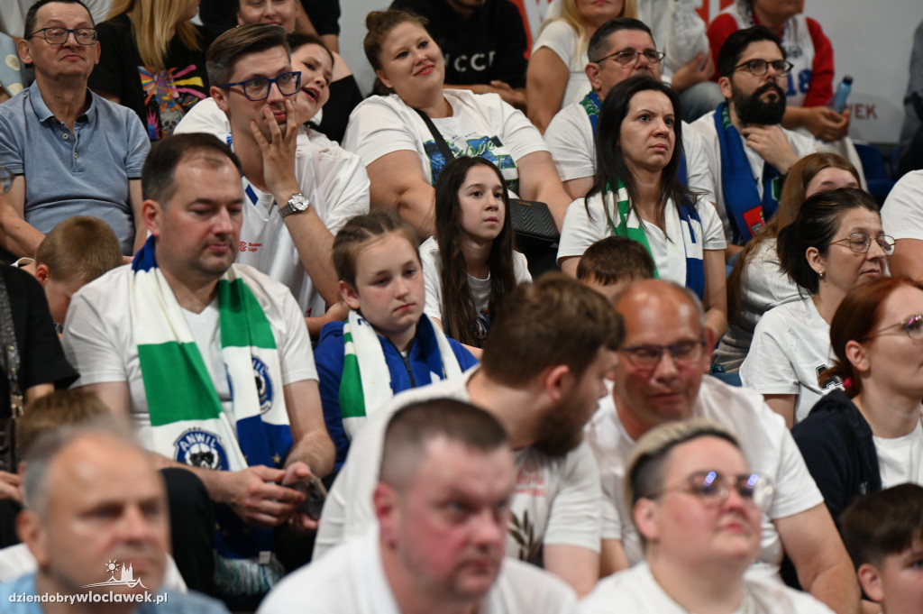 Kibice na rewanżowym meczu Anwil Włocławek vs. Trefl Sopot