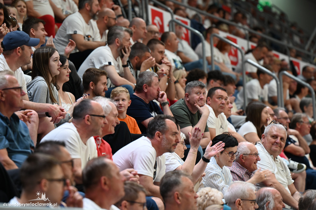 Kibice na rewanżowym meczu Anwil Włocławek vs. Trefl Sopot