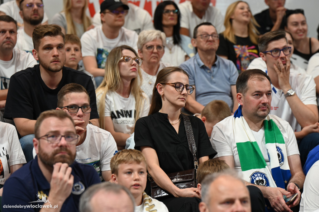 Kibice na rewanżowym meczu Anwil Włocławek vs. Trefl Sopot