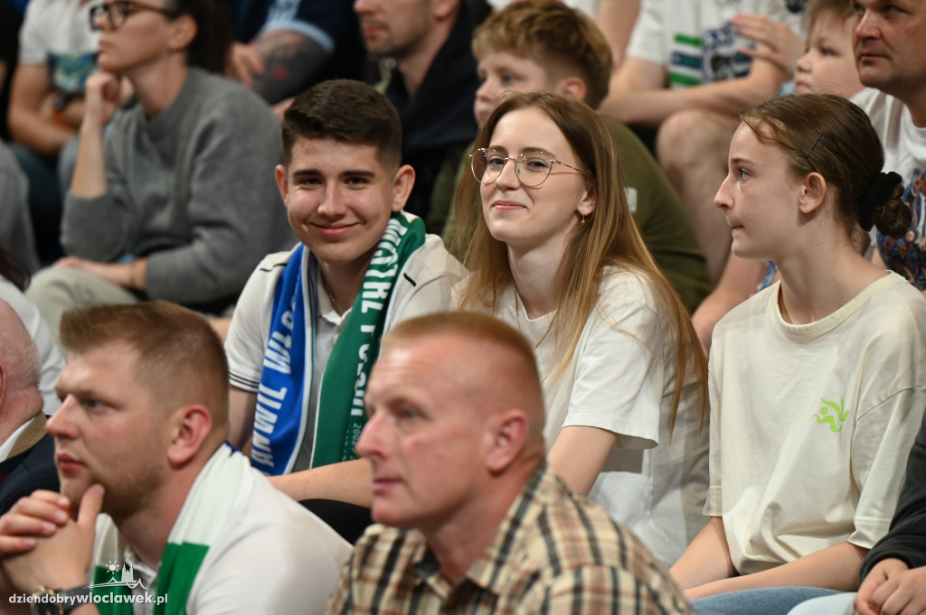 Kibice na rewanżowym meczu Anwil Włocławek vs. Trefl Sopot