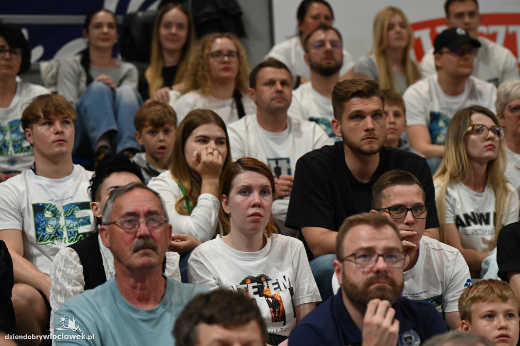 Kibice na rewanżowym meczu Anwil Włocławek vs. Trefl Sopot