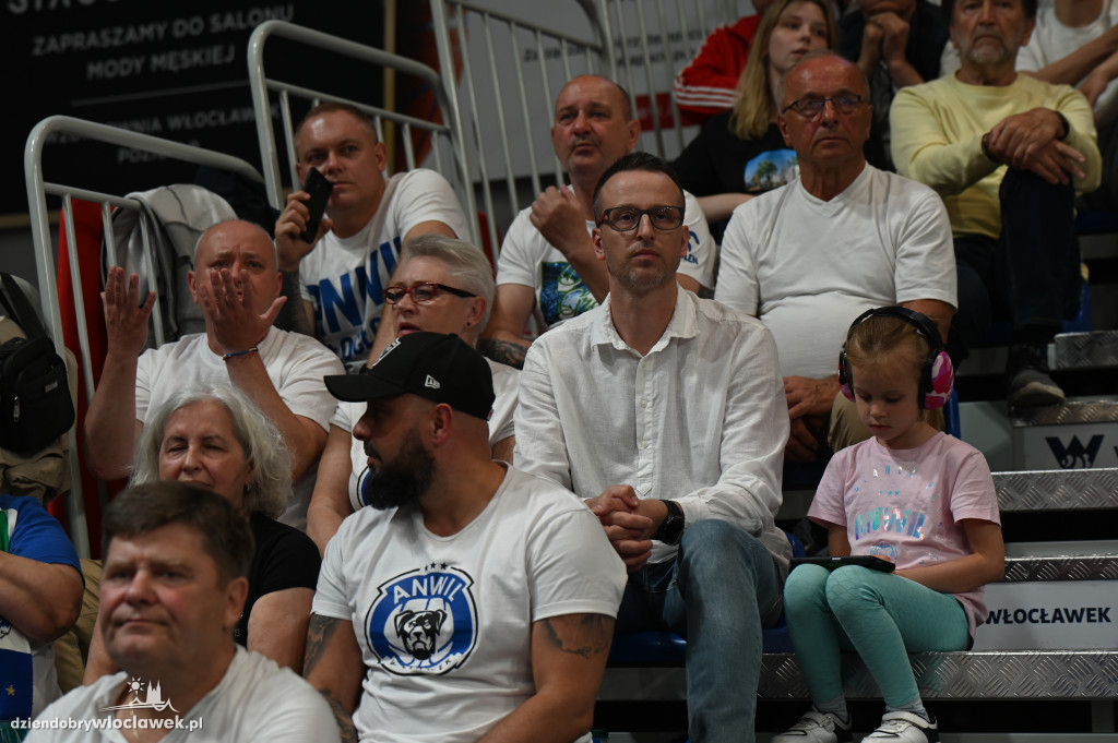 Kibice na rewanżowym meczu Anwil Włocławek vs. Trefl Sopot