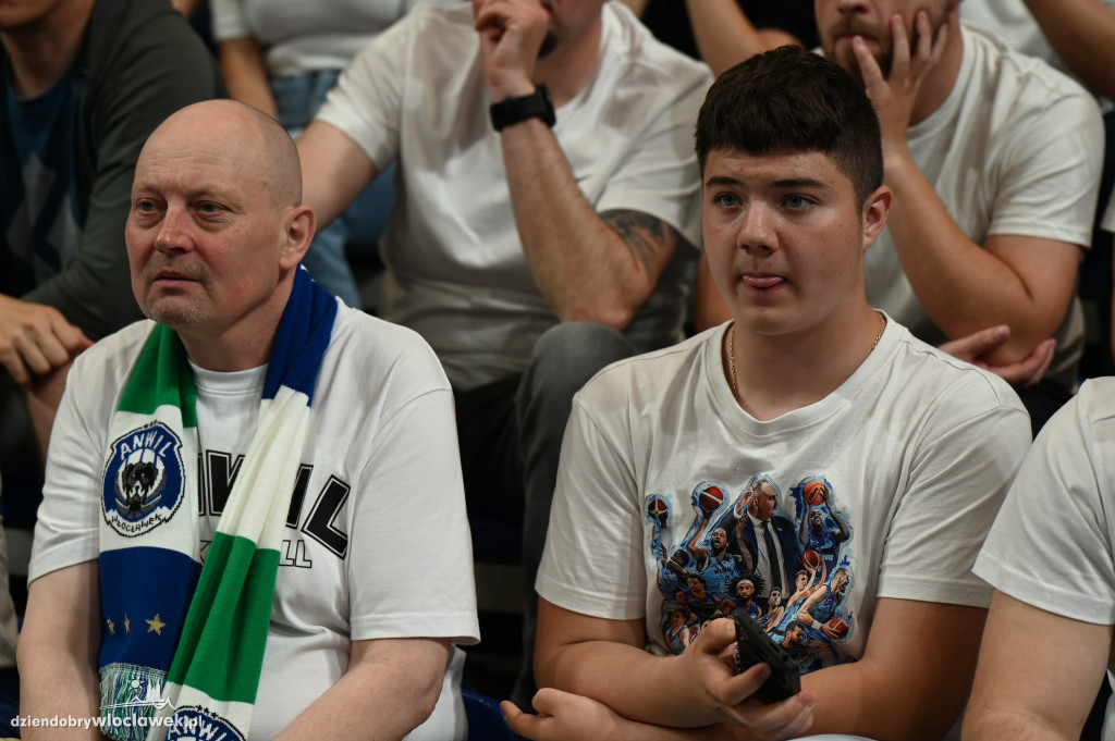 Kibice na rewanżowym meczu Anwil Włocławek vs. Trefl Sopot