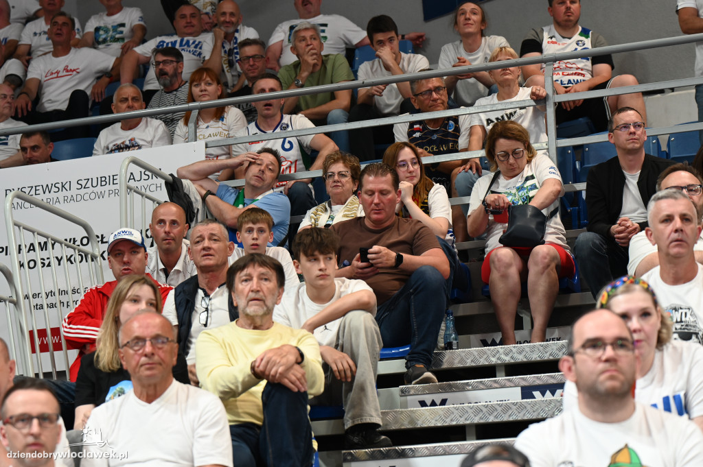 Kibice na rewanżowym meczu Anwil Włocławek vs. Trefl Sopot