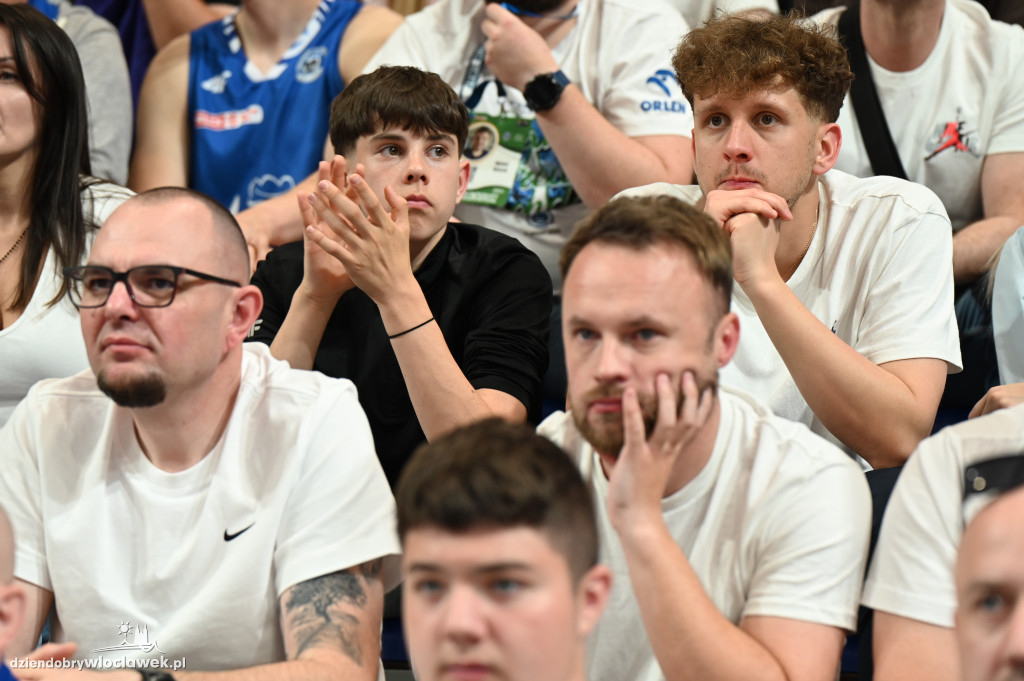 Kibice na rewanżowym meczu Anwil Włocławek vs. Trefl Sopot