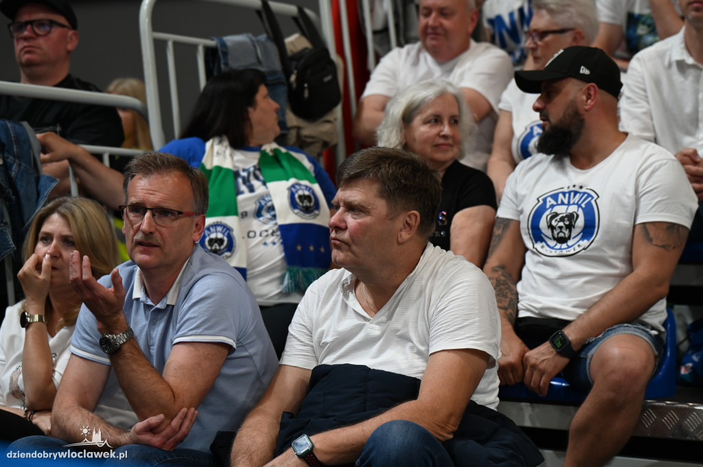 Kibice na rewanżowym meczu Anwil Włocławek vs. Trefl Sopot