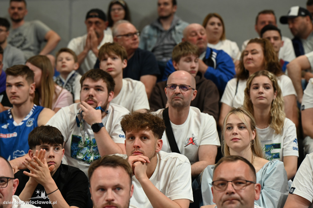 Kibice na rewanżowym meczu Anwil Włocławek vs. Trefl Sopot