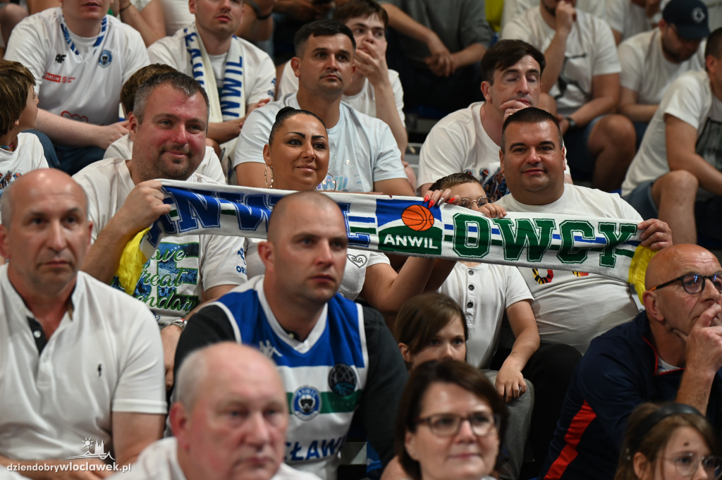 Kibice na rewanżowym meczu Anwil Włocławek vs. Trefl Sopot