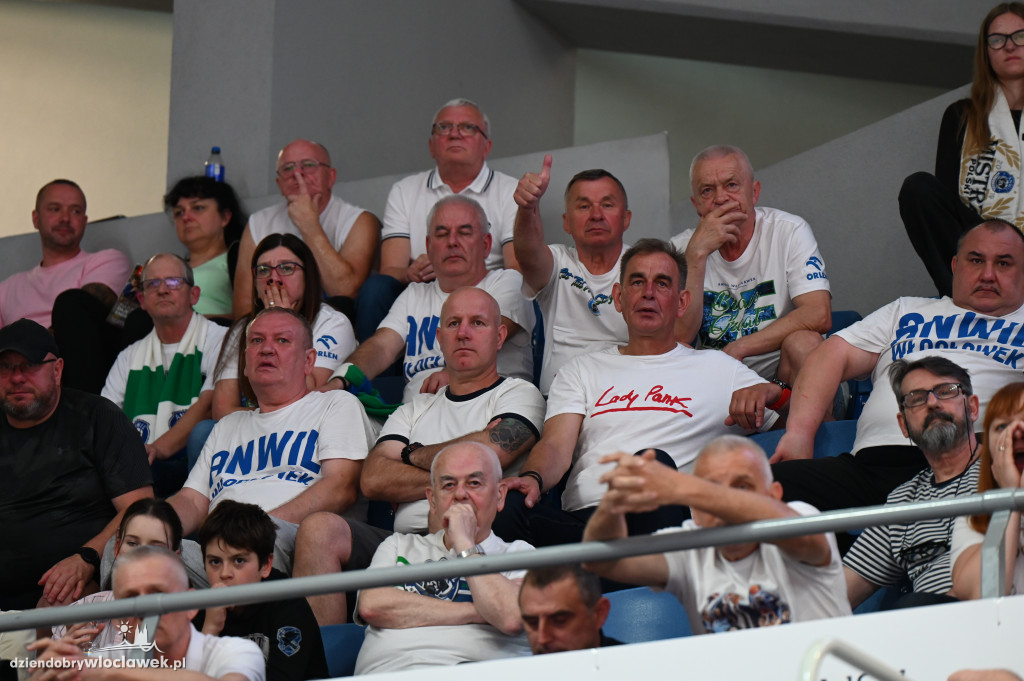 Kibice na rewanżowym meczu Anwil Włocławek vs. Trefl Sopot