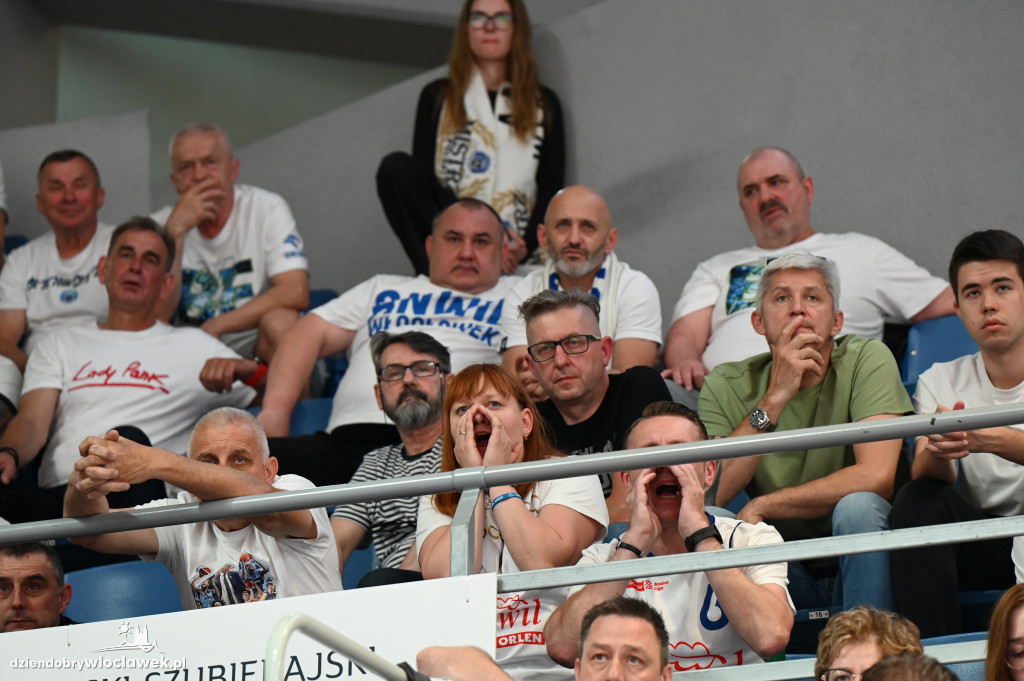Kibice na rewanżowym meczu Anwil Włocławek vs. Trefl Sopot