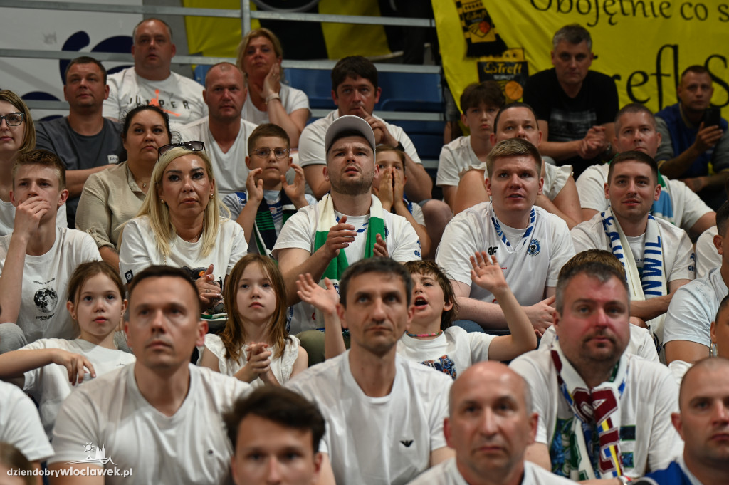 Kibice na rewanżowym meczu Anwil Włocławek vs. Trefl Sopot