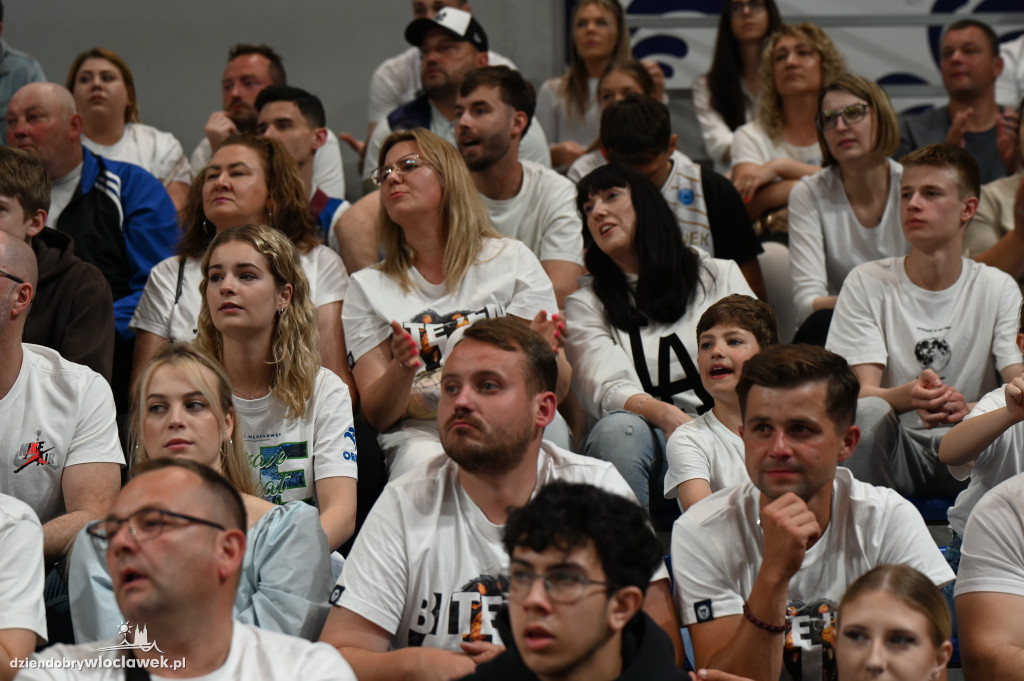Kibice na rewanżowym meczu Anwil Włocławek vs. Trefl Sopot