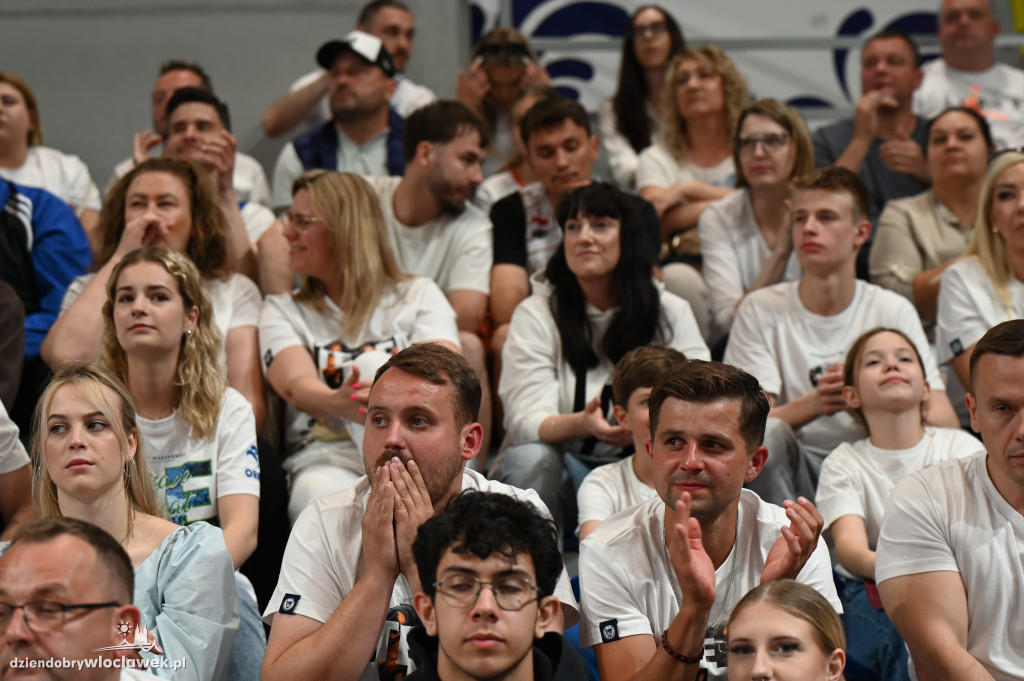 Kibice na rewanżowym meczu Anwil Włocławek vs. Trefl Sopot
