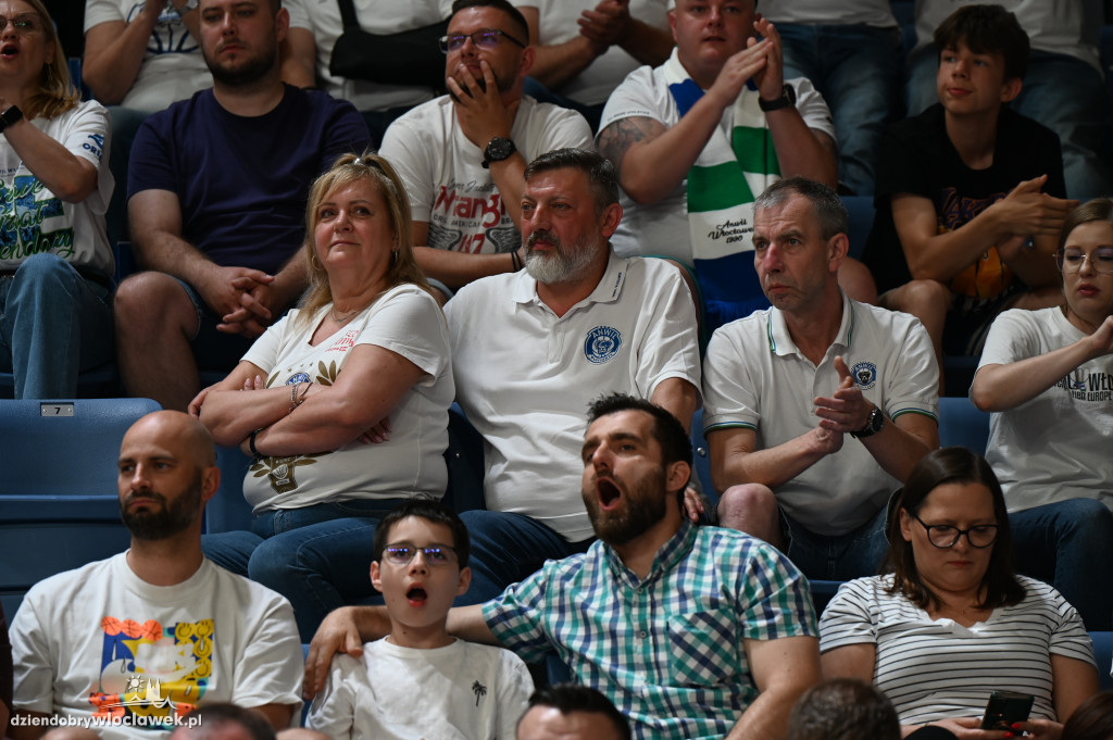 Kibice na rewanżowym meczu Anwil Włocławek vs. Trefl Sopot