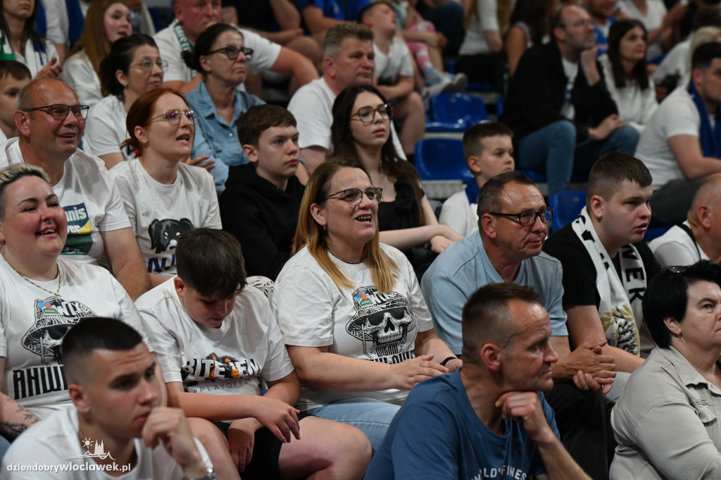 Kibice na rewanżowym meczu Anwil Włocławek vs. Trefl Sopot