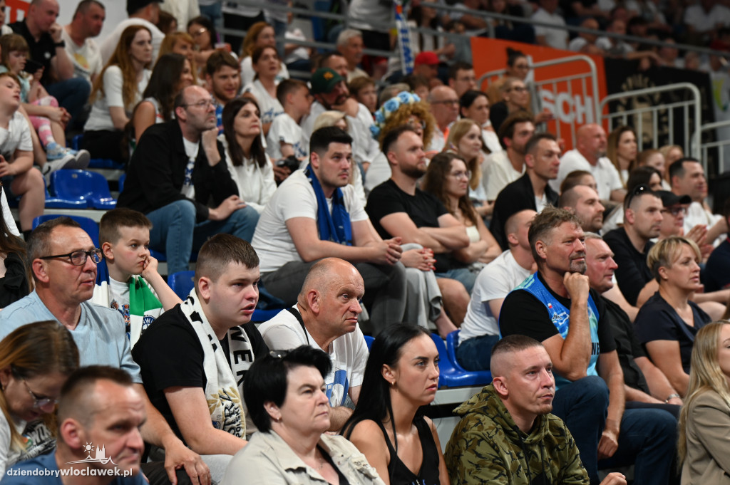 Kibice na rewanżowym meczu Anwil Włocławek vs. Trefl Sopot