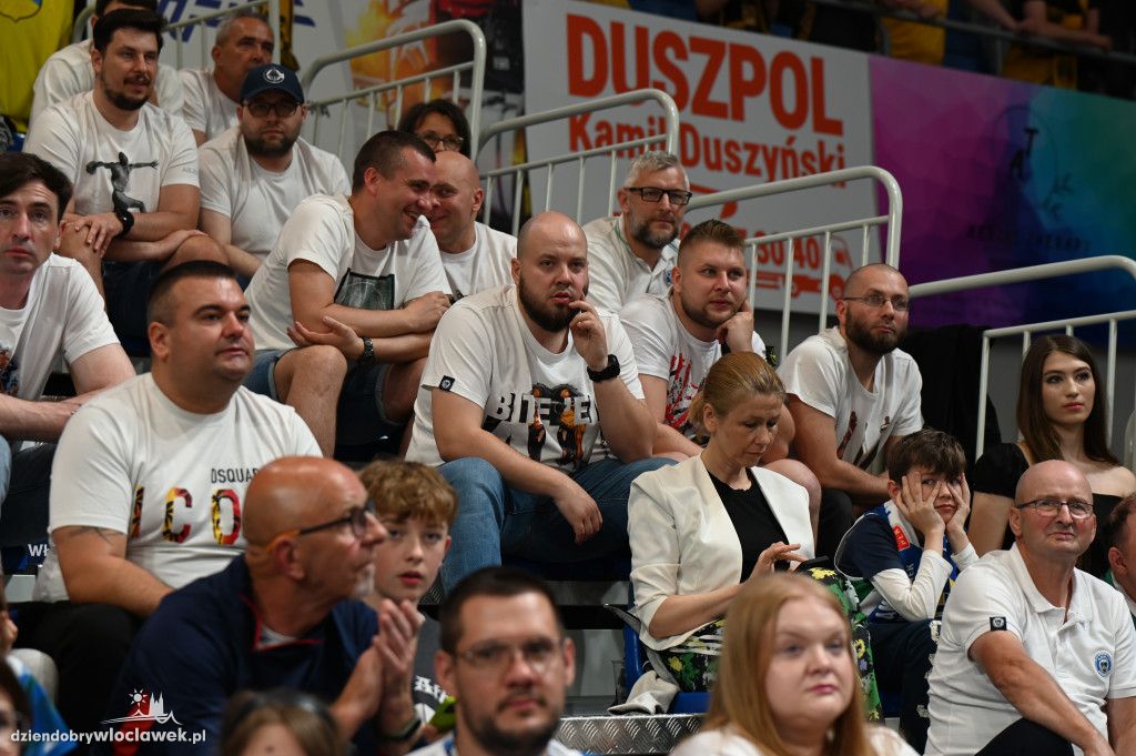 Kibice na rewanżowym meczu Anwil Włocławek vs. Trefl Sopot