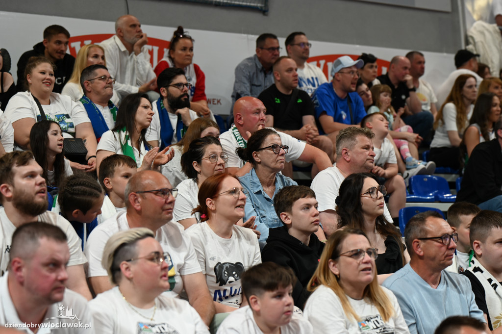 Kibice na rewanżowym meczu Anwil Włocławek vs. Trefl Sopot