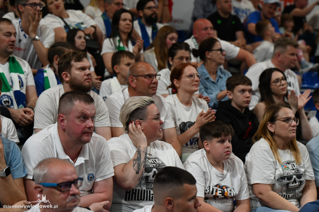 Kibice na rewanżowym meczu Anwil Włocławek vs. Trefl Sopot
