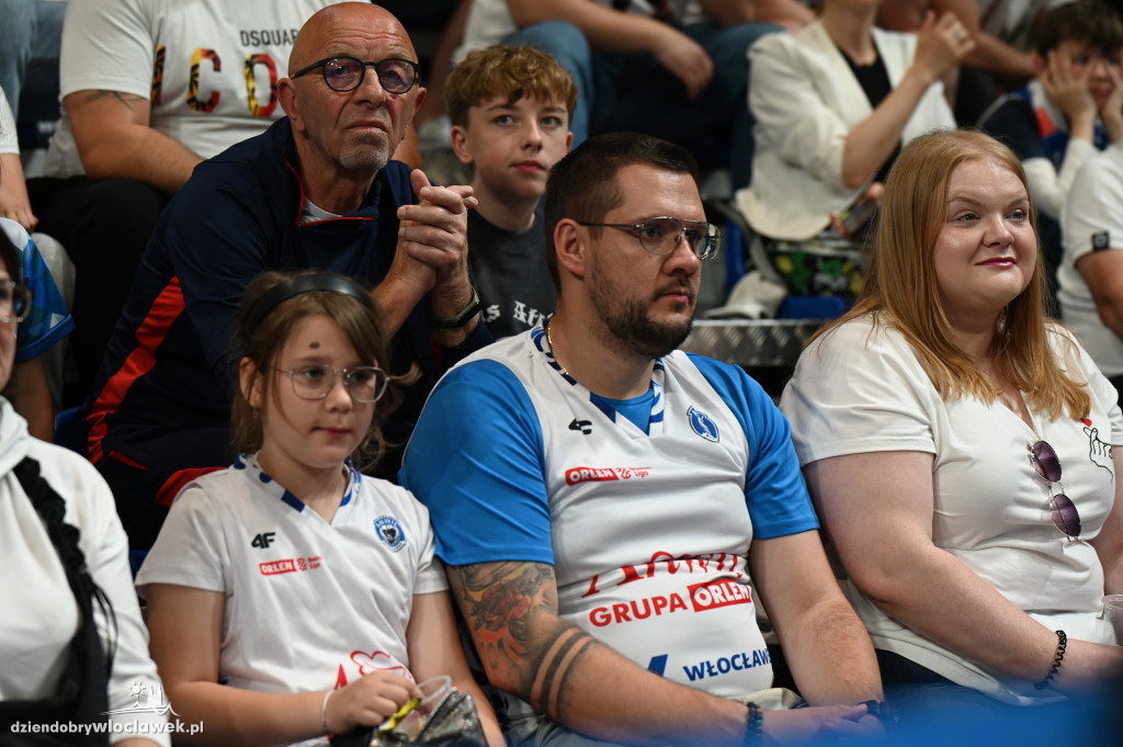 Kibice na rewanżowym meczu Anwil Włocławek vs. Trefl Sopot