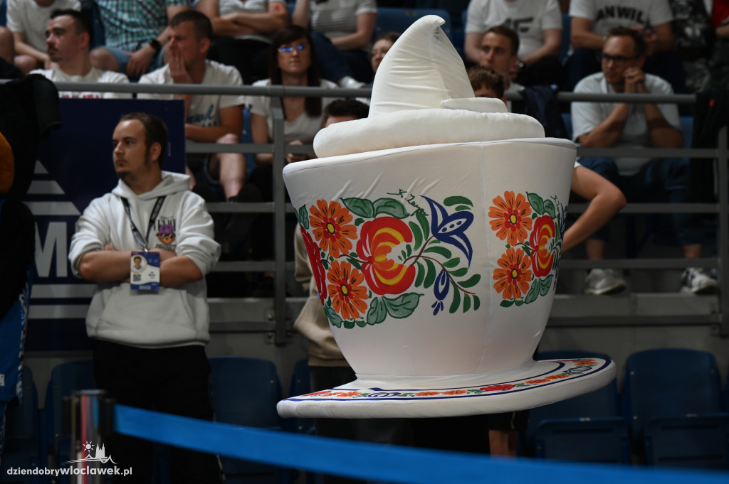 Kibice na rewanżowym meczu Anwil Włocławek vs. Trefl Sopot