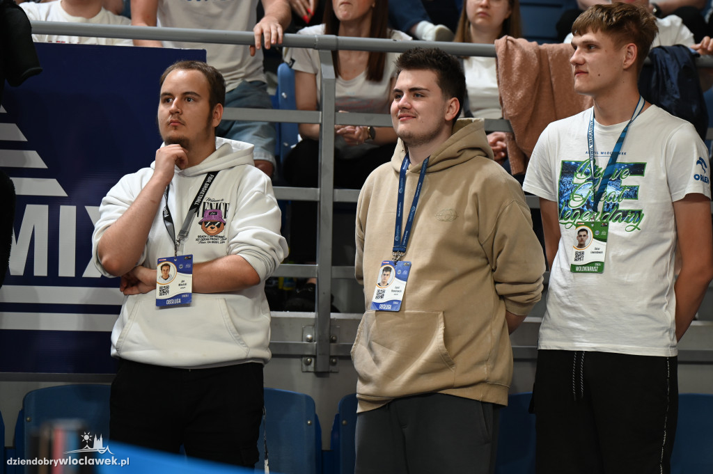 Kibice na rewanżowym meczu Anwil Włocławek vs. Trefl Sopot