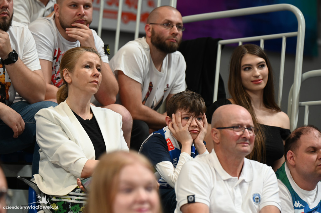 Kibice na rewanżowym meczu Anwil Włocławek vs. Trefl Sopot