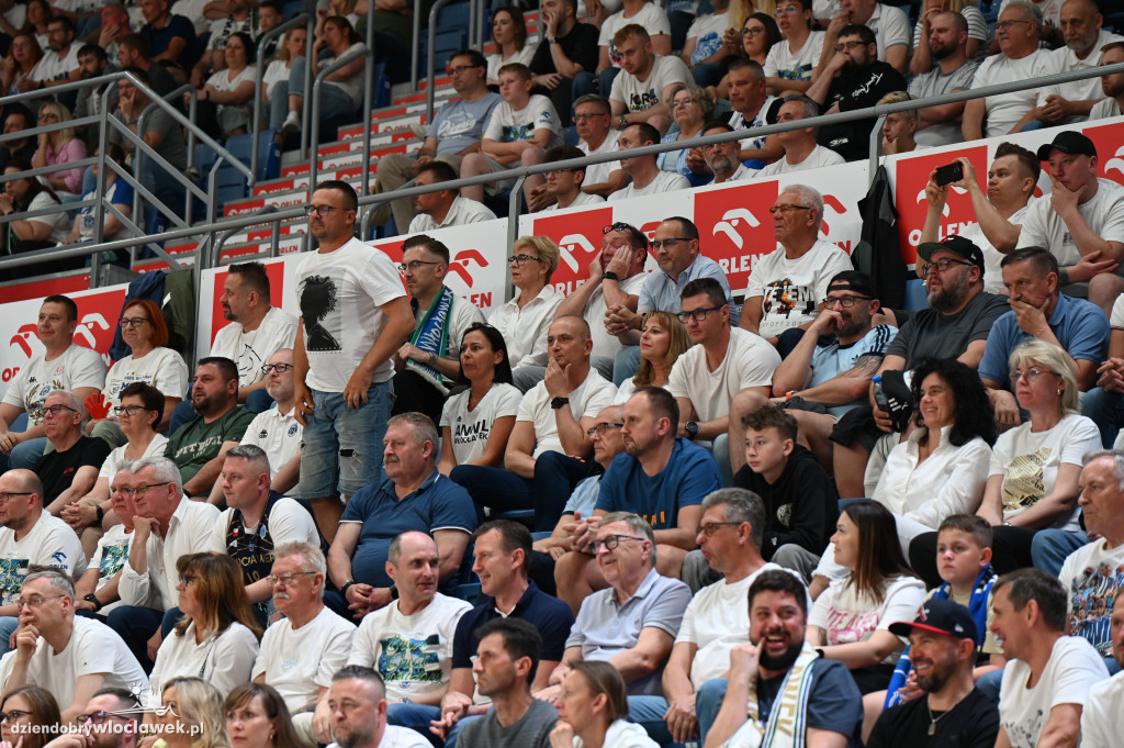 Kibice na rewanżowym meczu Anwil Włocławek vs. Trefl Sopot