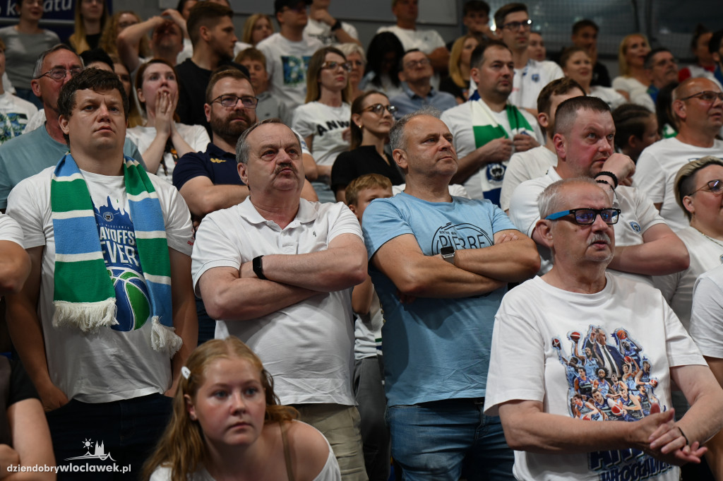 Kibice na rewanżowym meczu Anwil Włocławek vs. Trefl Sopot