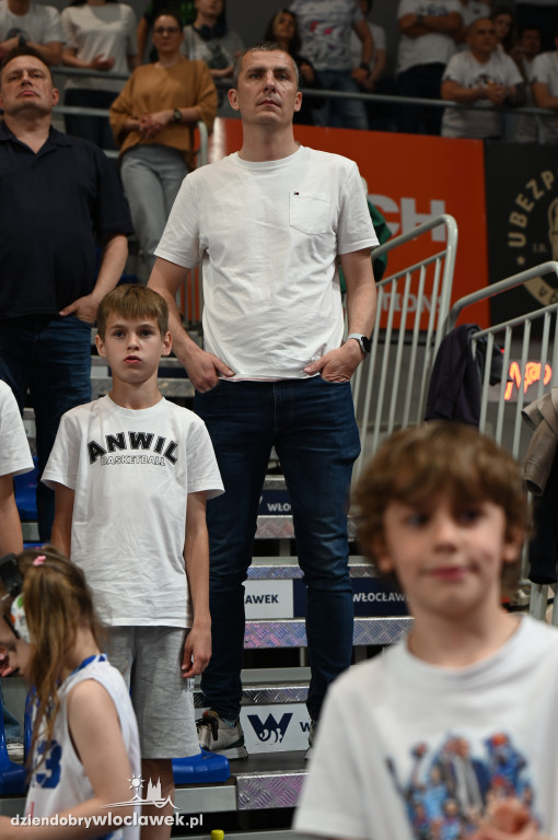 Kibice na rewanżowym meczu Anwil Włocławek vs. Trefl Sopot