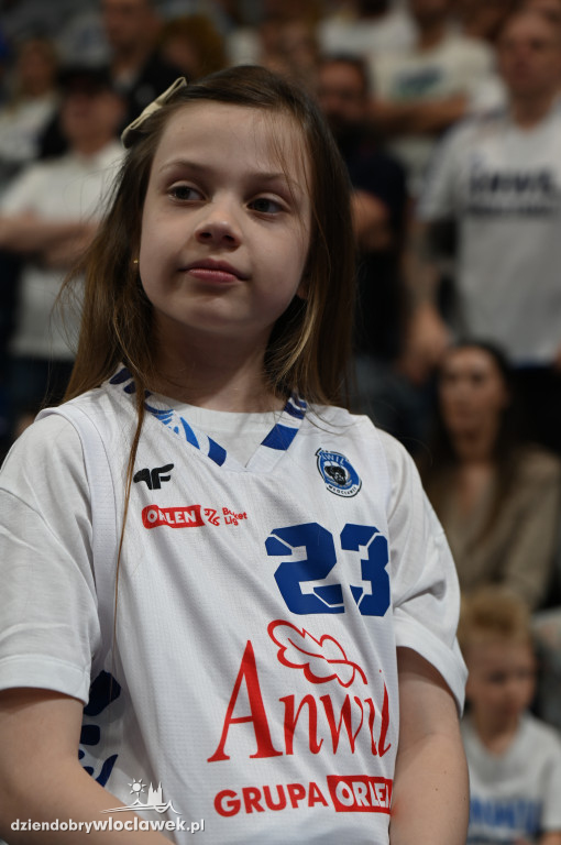 Kibice na rewanżowym meczu Anwil Włocławek vs. Trefl Sopot