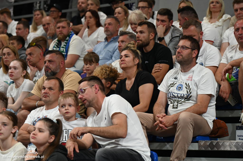Kibice na rewanżowym meczu Anwil Włocławek vs. Trefl Sopot